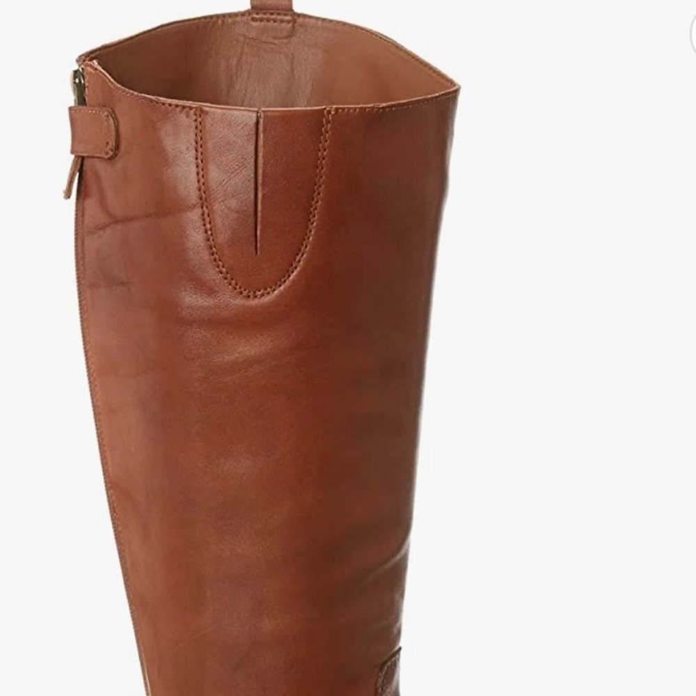 SOLD! Sam Edelman Women's Penny Classic Equestrian Brown Leather Knee High Boots - Picture 6 of 16